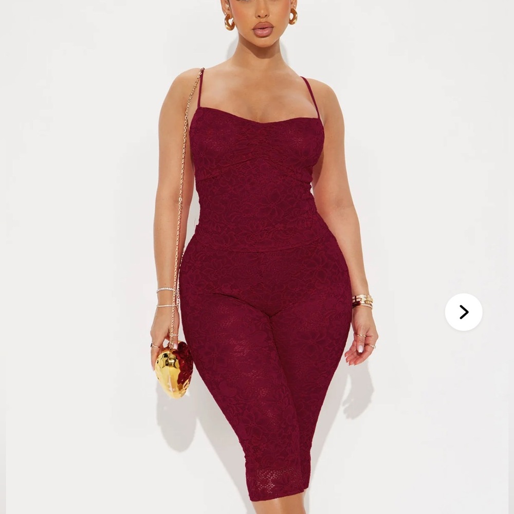 Capri Set - NWT - Small -  Burgundy